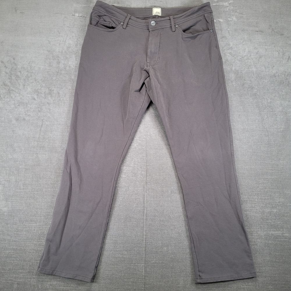 Swet Tailor Pants Mens Tech Commuter Stretch Gray Lightweight Size 33 x 30‎